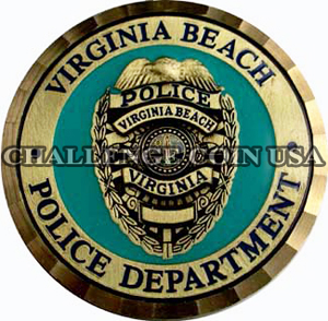 Virginia beach Polce Dept challenge coin