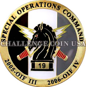 Speicial operation military coin