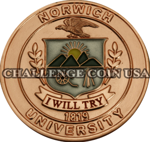 University of Norwich challenge coin