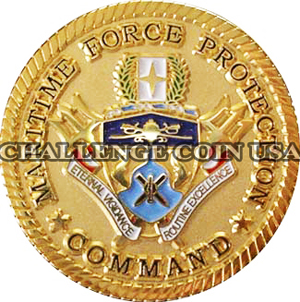 Navy command coin
