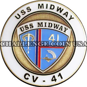 uss midway coin