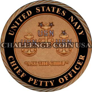 Navy CPO coin