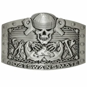 Boatswain's Mate Buckle (Military, Antiquer Silver)